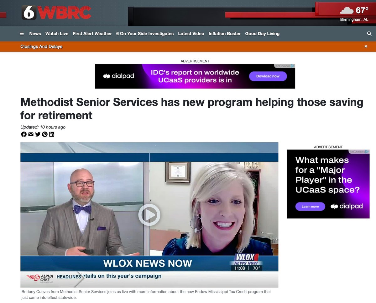 WLOX NEWS TV - ENDOWMENT STORY